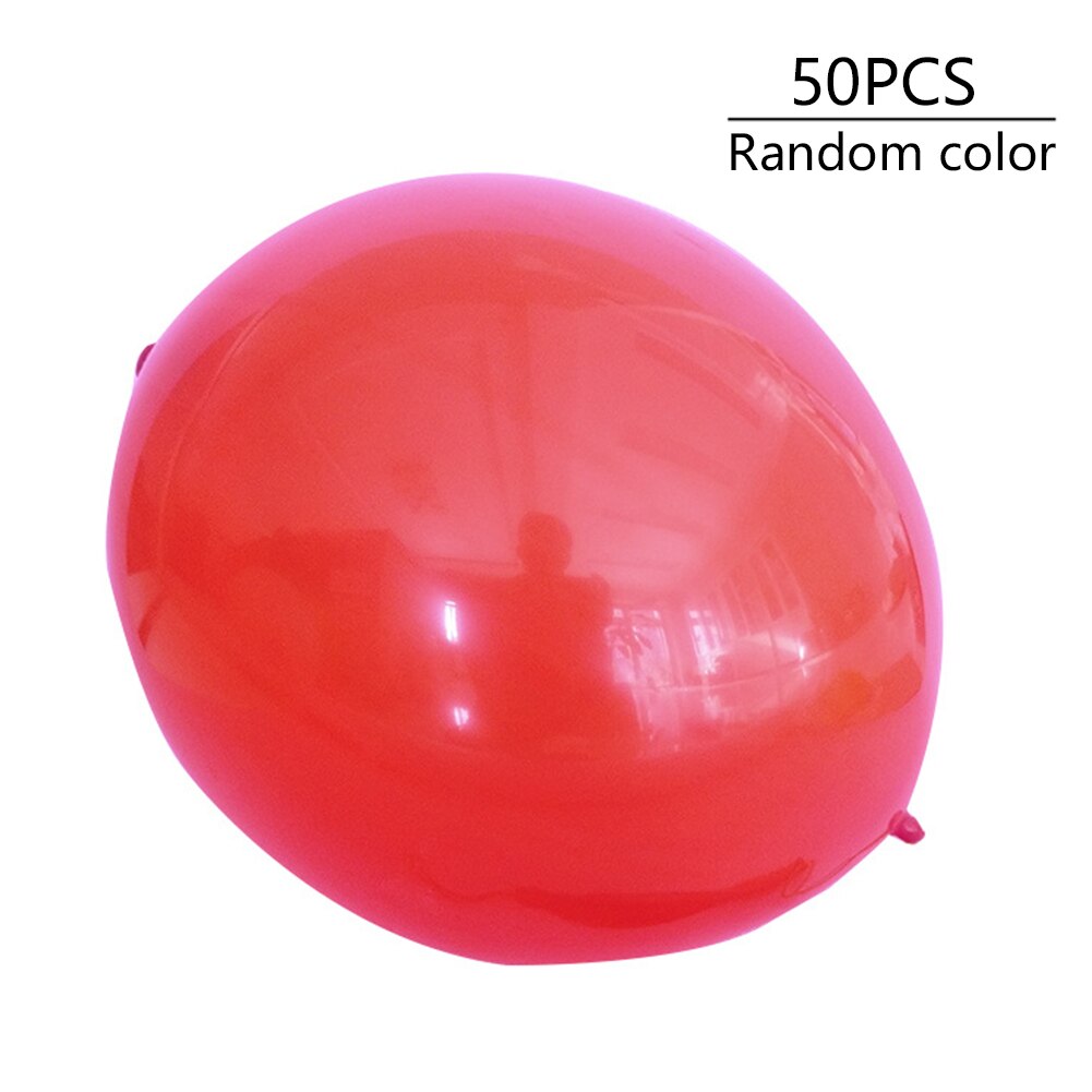 Strength Latex Solid High Elasticity Color Random Bounce Versatile Use 50pcs/bag Party Games Bag Fillers Funny Punch Balloons
