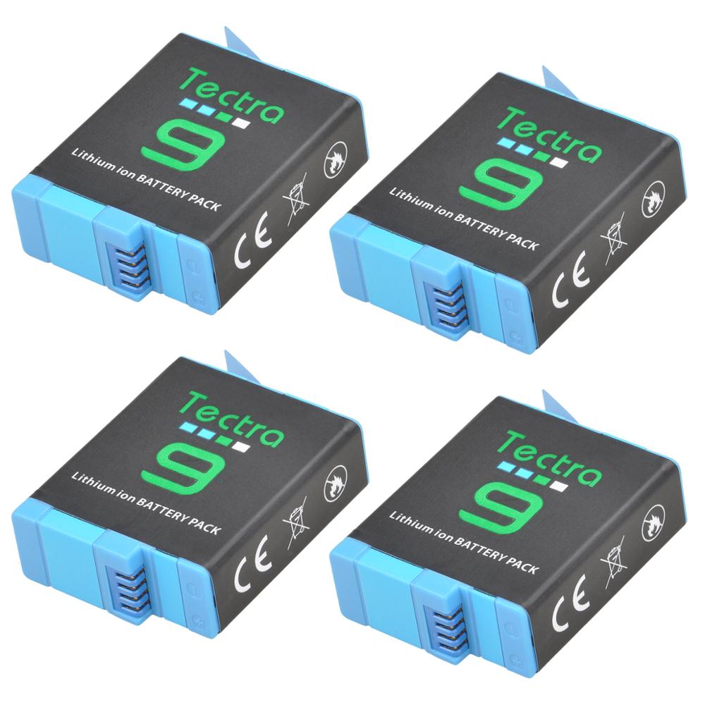 1780Mah 3.86V Camera Batterij Voor Gopro Hero 9 Hero 10 AHDBT-901 Batterijen &amp; Led 3-Slots Usb Charger: 4 batteries