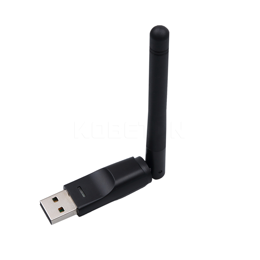 Kebidu 150Mbps USB 2,0 WiFi Drahtlose Netzwerk Karte RT5370 802,11 b/g/n LAN Adapter mit drehbare antenne für PC Laptop
