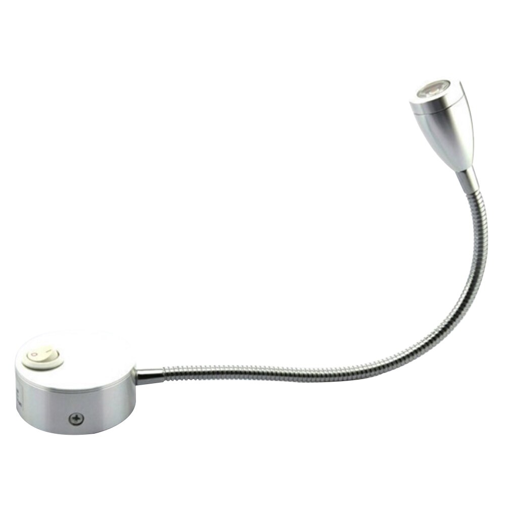 12V Bed Lamp 360 Degree Rotation Multipurpose Campers Led RV Reading Light Adjustable Portable Button Control Vehicles Eye Care