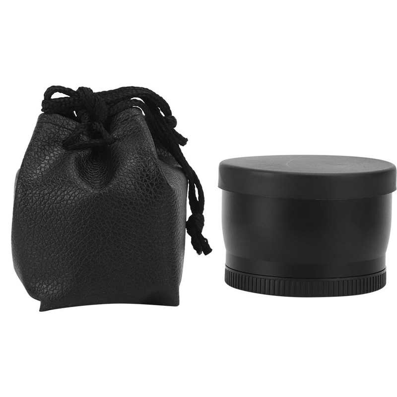 teleconvertidor para 58MM 2X Aluminum Alloy Magnification Additional Lens for All 58MM Diameter Camera Lenses len parts