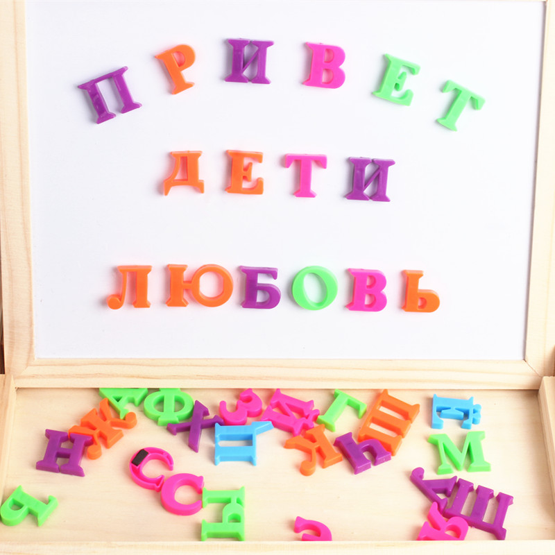 33 stks Russische Alfabet Magnetische Letters Baby Educatief & Leren Speelgoed Koelkast Koelkast Prikbord voor Baby