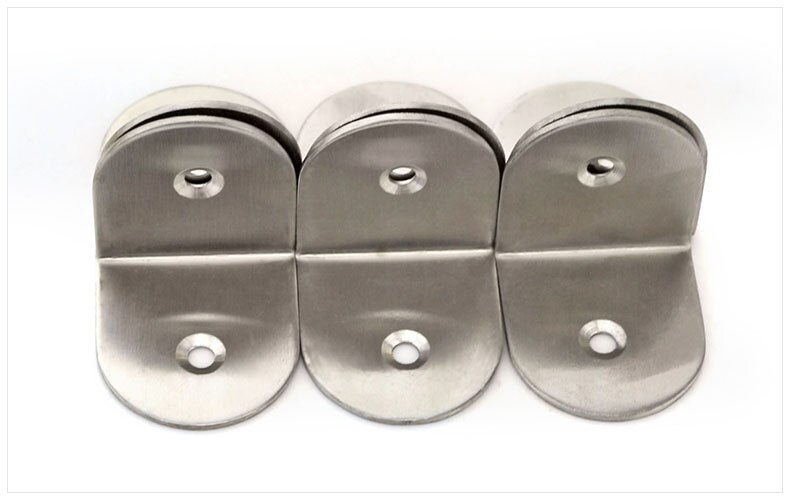 Stainless steel angle code 90 degree right angle code L-shaped angle code connector thickened angle code L-shaped bracket 5Pcs