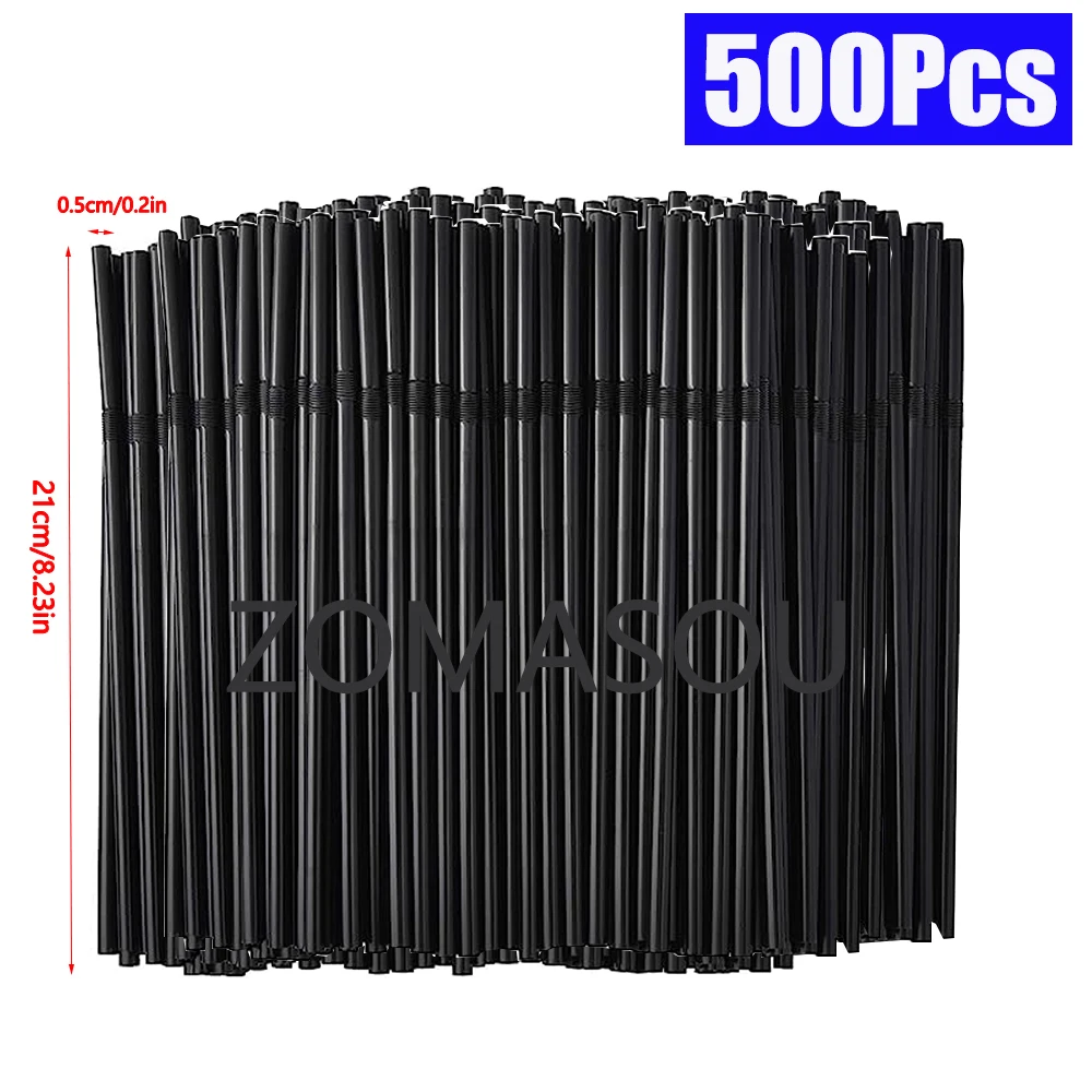 50/3000/6000pc kleurrijke drinkrietjes voor bruiloften, feestjes, melkthee, cocktails, bar, keuken, drankjes, thuis, cola rietje: Legergroen