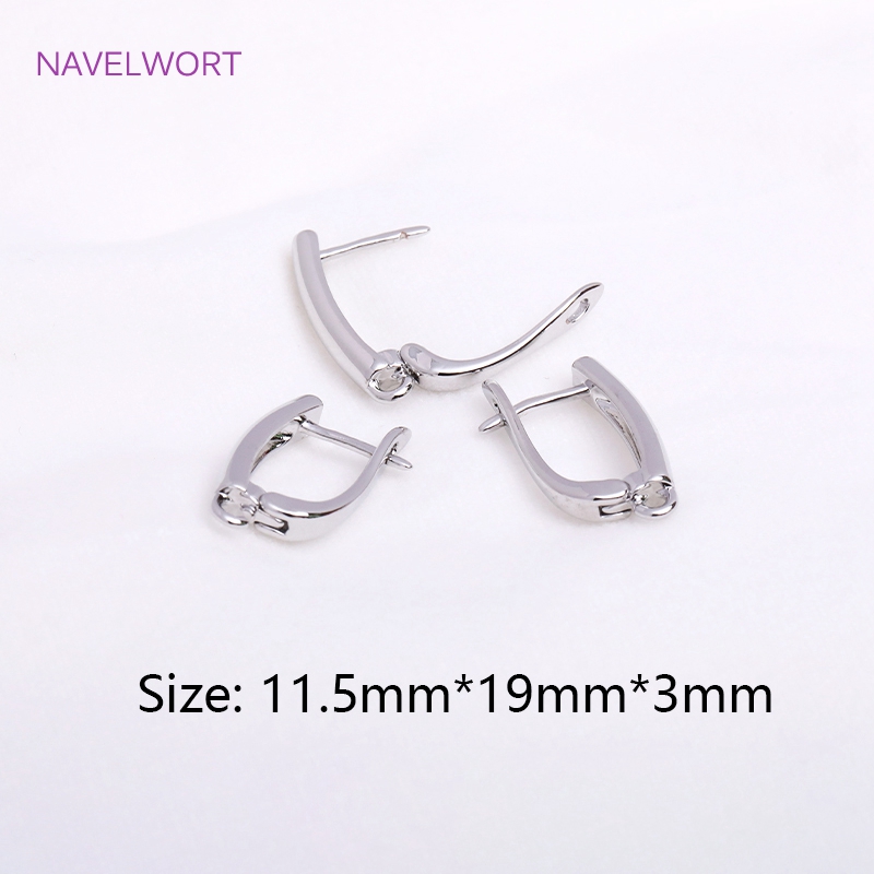 Trend ige 18 Karat vergoldete Ohrring verschlüsse Gold Ohrringe Ohr drähte Durcheinander Ohrring Haken Ergebnisse DIY Schmuck Zubehör