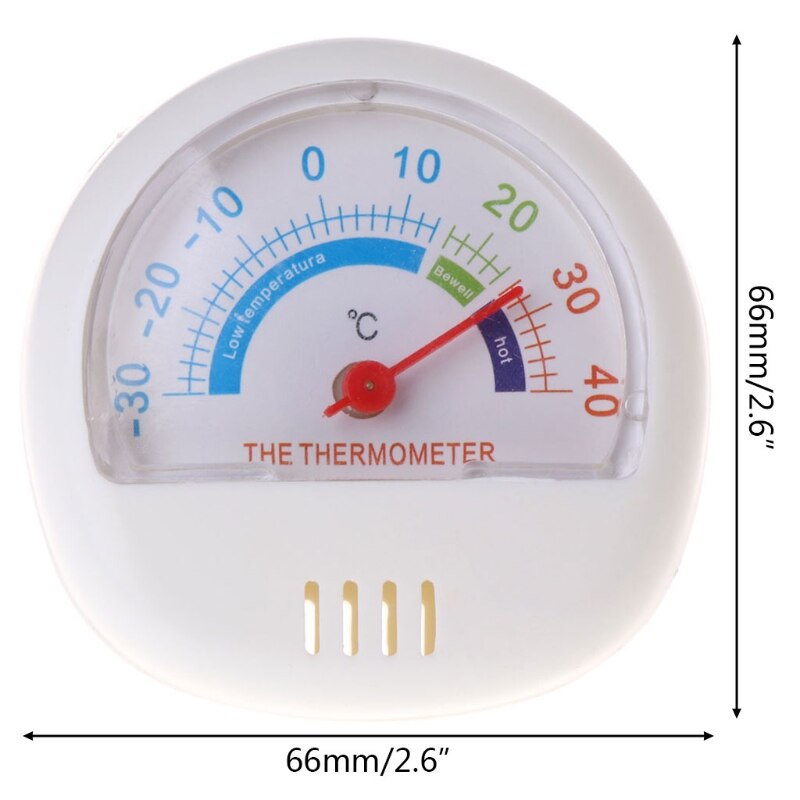 Thermometer Fridge Refrigerator Freezer Indoor Outdoor Dial Temperature Gauge Y5LF