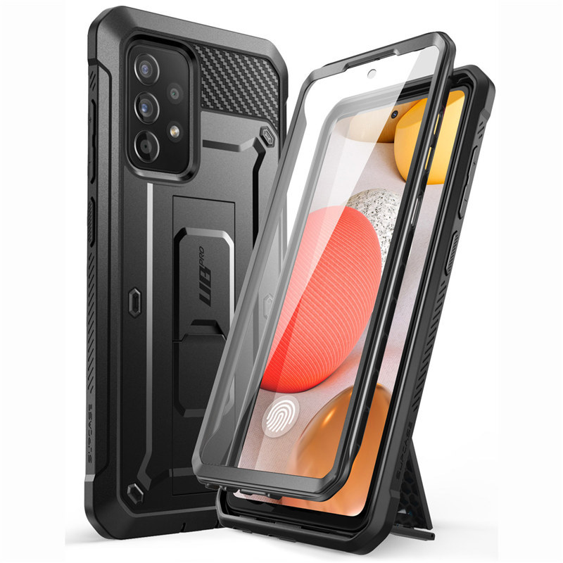 Supcase Voor Samsung Galaxy A52 4G/5G ) a52s Case Ub Pro Full-Body Robuuste Holster Case Met Ingebouwde Screen Protector: Black