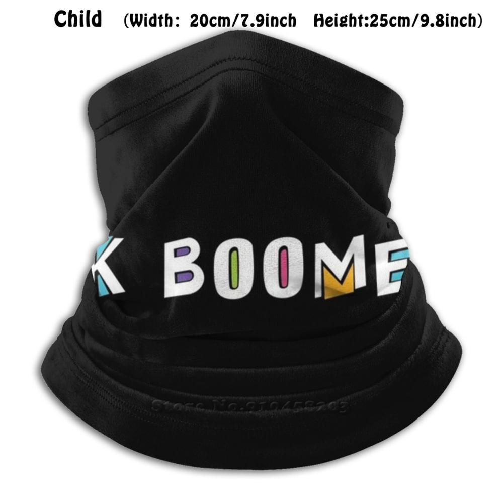 Ok Boomer Scarf Neck Gaiter Warmer Headwear Cycling Mask Ok Boomer Generation Z Colorful Ok Boomer Ok Boomer Ok Boomer Snapchat: Child