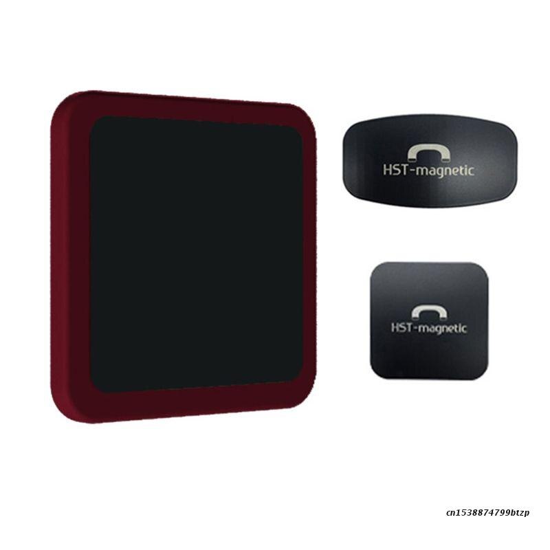 Universeller magnetischer ständeraufkleber für handys, karten, tablets, wandhalterung für auto, zuhause, büro, fitnessstudio, passend für iphone pro und air: Rot