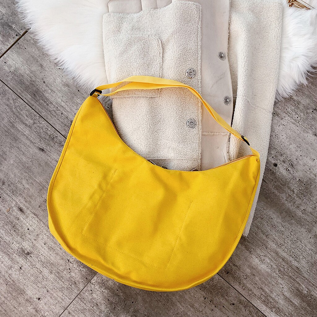 Vrouwen Mode Canvas Tas Grote Capaciteit Dumplings Duurzaam Vrouwelijke Handtas Tote Shopper canvas eco tassen Messenger Schoudertas