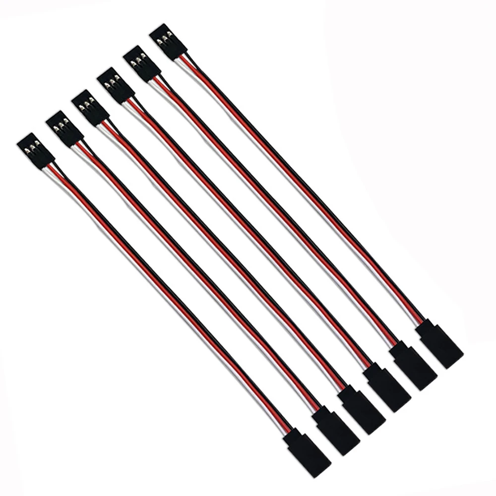 Peça rc 1 peça 15/30/50cm 1to1 1to 2 1 a 3 1 a 4 rc servo cabo de extensão para futaba jr macho para fêmea modelo rc