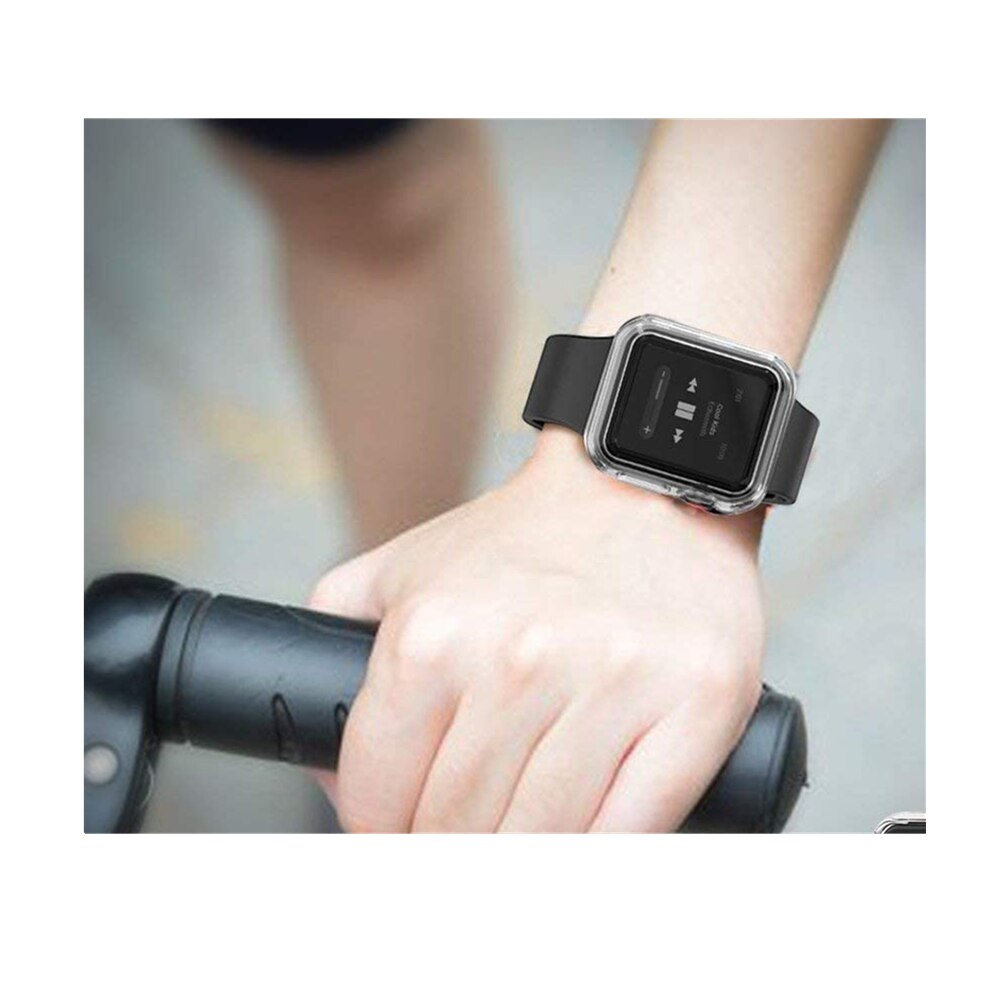 Voor apple watch-serie 6 5 4 3 2 1 hoesje, doorzichtig, zacht tpu-hoesje, schokbestendige schermbeschermer voor de apple watch 38mm 40mm 42mm 44mm