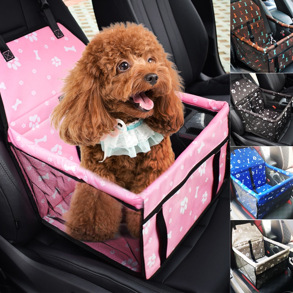 Waterdichte Pet Dog Car Carrier Bag Draagbare Hond Auto Seat Cover Mand Huisdier Auto Rear Back Seat Mat Hangmat kussen Kleine Hond