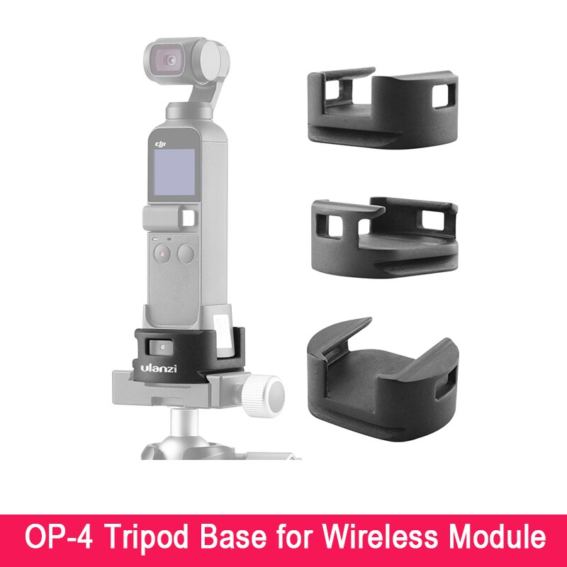 DJI OSMO POCKET Accessories - Tripod Adapter Base for Wifi Module Phone Fixed Holder Wide Angle Lens for Osmo Pocket Gimbal: White