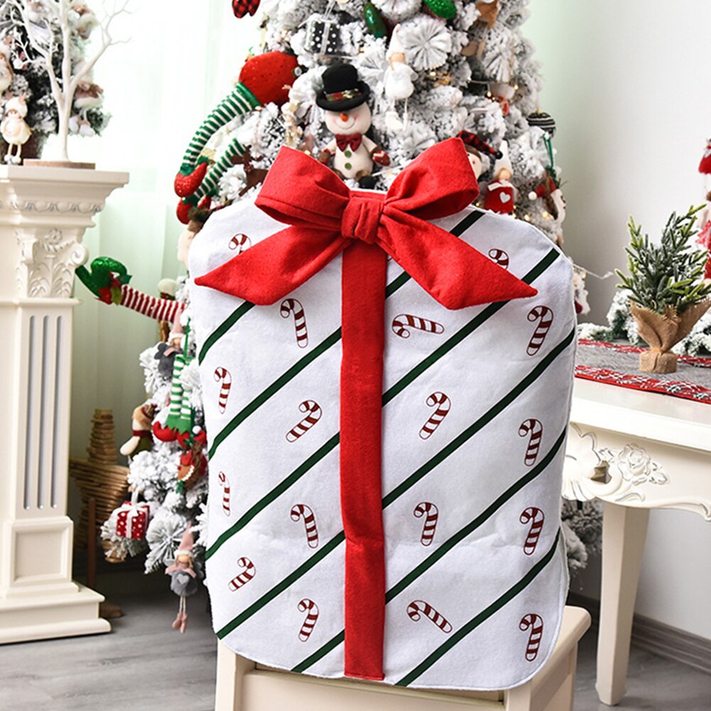 Universele, eenvoudig te installeren eetkamer, sfeer, zachte kerstdecoratie, herbruikbare tas, stoelhoes, festival