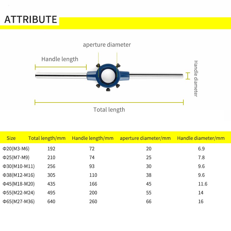 1 stk. rundnøgle fleksibelt stål cirkulært dysehåndtag til værktøj til gevind gevind  m2-m36
