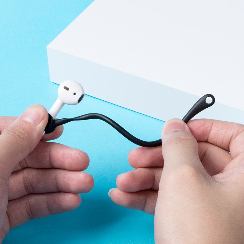 Mini ganchos de auriculares inalámbricos Bluetooth anticaída, soporte Protector de auriculares, gancho de oreja antipérdida deportivo para Airpods 1 2 Air Pods