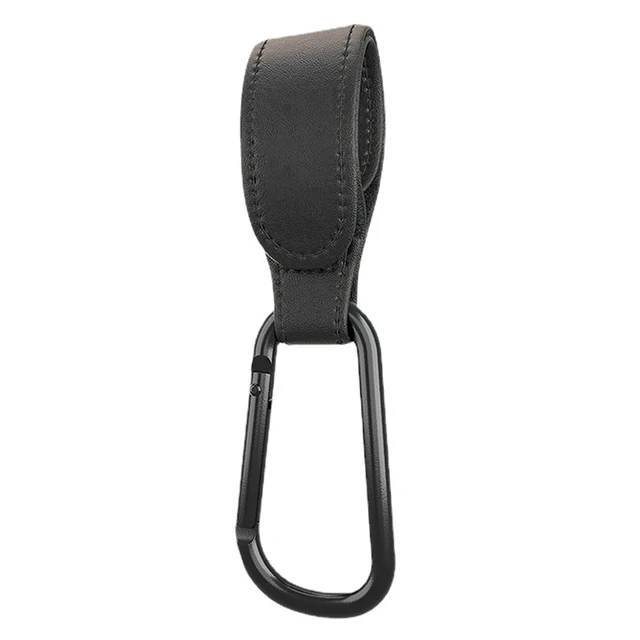 1/2 stücke Hochwertige Häkeln Kinderwagen Zubehör PU Leder Baby Tasche Kinderwagen Haken Kinderwagen Warenkorb Organizer 360 Grad Drehbare haken