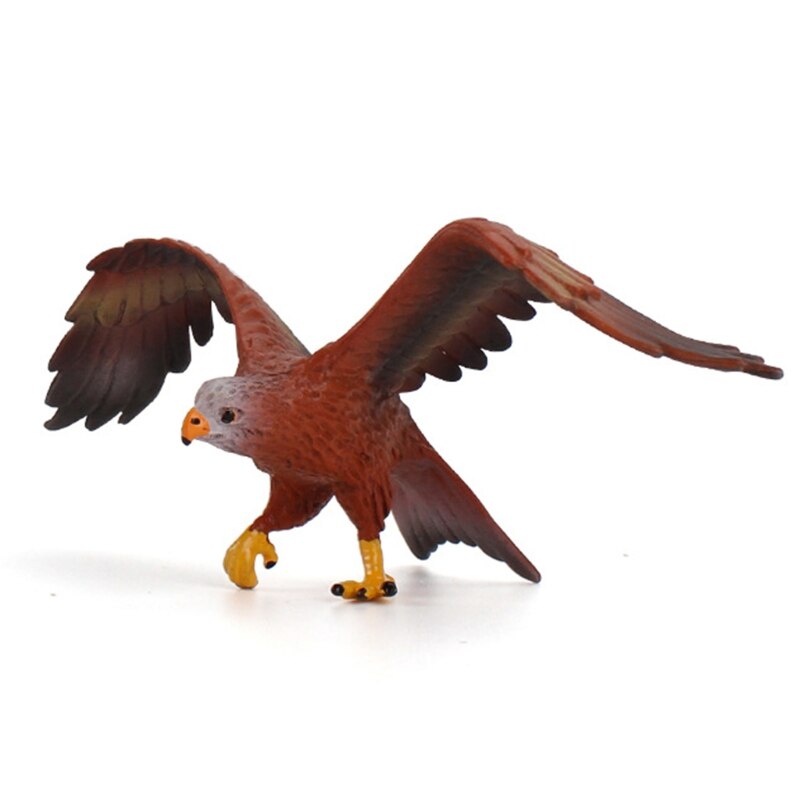 Simulated Bald Eagle Owl Model Realistic Bird Figurines Action Figure for Collection Science Educational Children Kids DXAD