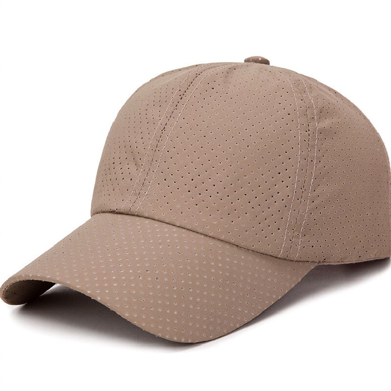 Vuxen unisex solhatt en storlek casual fast justerbar utomhusbomull enkel snabbtorkande hattar som andas, monterad keps baseballkeps