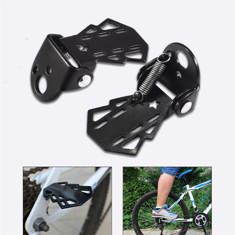 1 Paar Bike Rear Pedaal Mtb Folding Voetsteunen Fietsen Accessoires Fiets Voet Peg