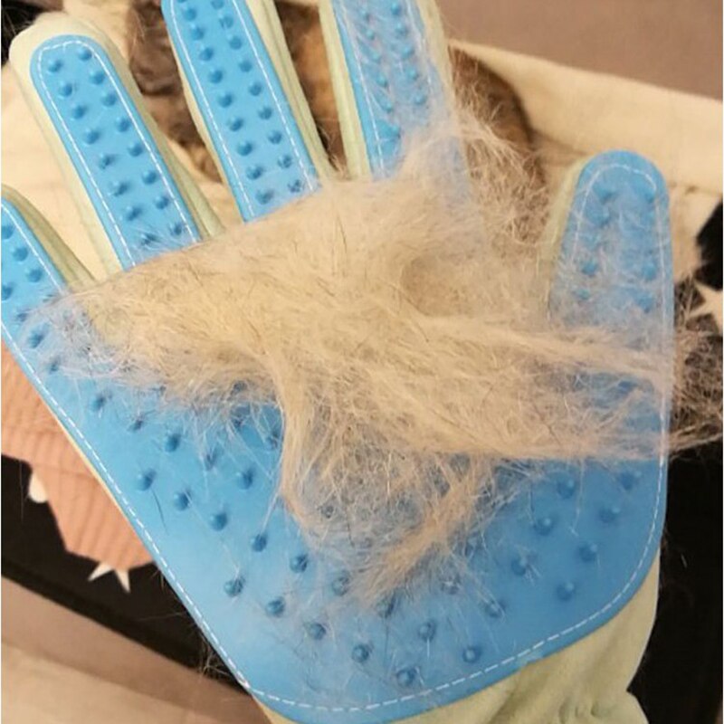 Silikon Katze Handschuhe Für tiere Hundesalon Katzen Kamm Reinigung Entfernung Haar Pinsel Massage Haustier Zubehör Haar Versorgung