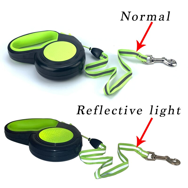 Retractable Pet Traction Rope Nylon Reflective Telescopic Automatic Puppy Small Medium Dog Walking Lead Harness Leash 3M 5M 8M