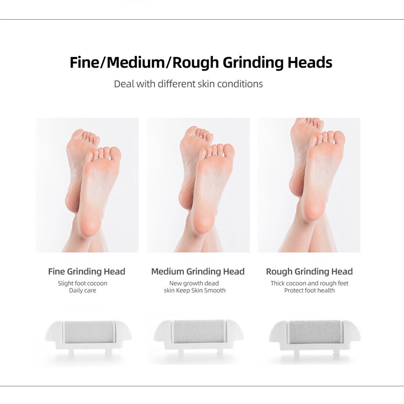 Electric Electric Pedicure LED Display Foot Grinder Heel File Exfoliator Pedicure Callus Remover Dead Skin Removal Machine 50