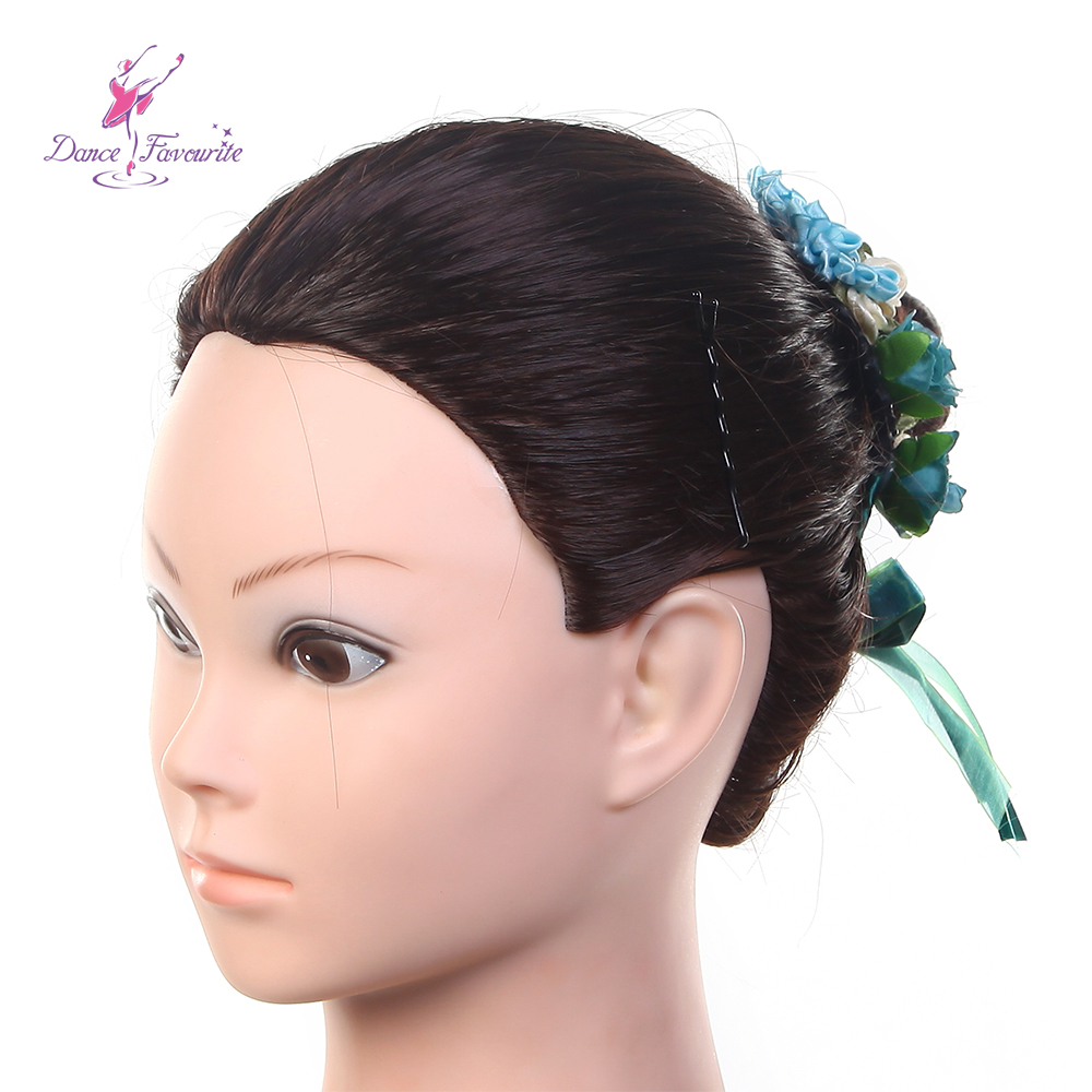 HB009 Green & Blue Ballet Headdress Hair Accessories Girls Ballerina Headwear La Fille Mal Ggardee Viriation Headpiece