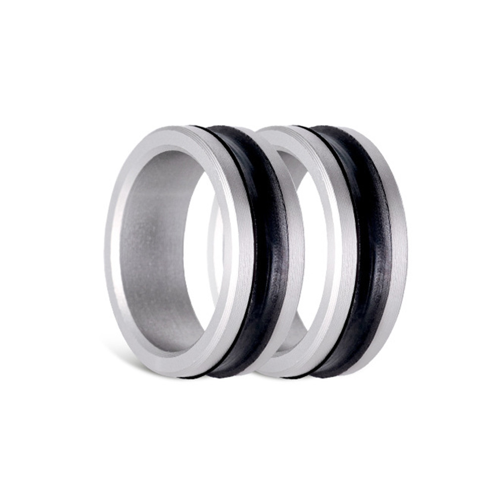 Anillo de alambre de tracción de aleación para pesca, anillo antideslizante para atar nudos, carrete y Protector de dedo, equipo de pesca, 2 uds.: Azul