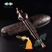 Three Tone Hulusi Flute Copper Plating ABS Gourd Flauta Crashproof Dampproof Calabash Flute