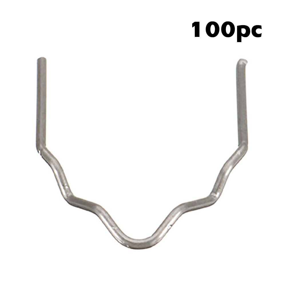 100pcs Car Bumpers Plastic Welding Machine Repairing Waves Staple Welding Wire Plastic Welders Studs Repairing Machine Mending: square waves 0.8mm