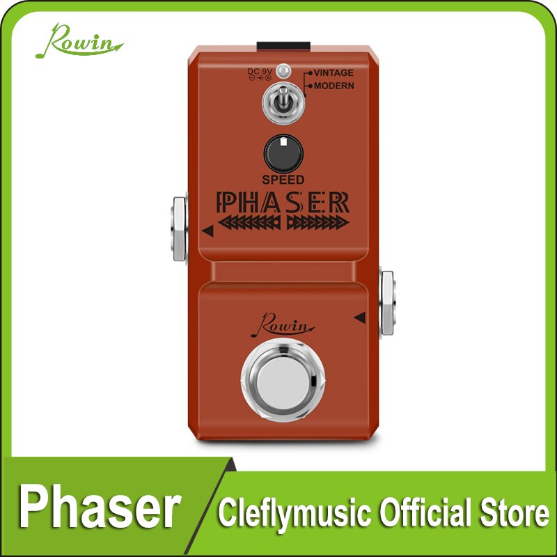 Rowin LN-313 Guitar Phaser Pedal Analog Phase Effect Pedal True Bypass
