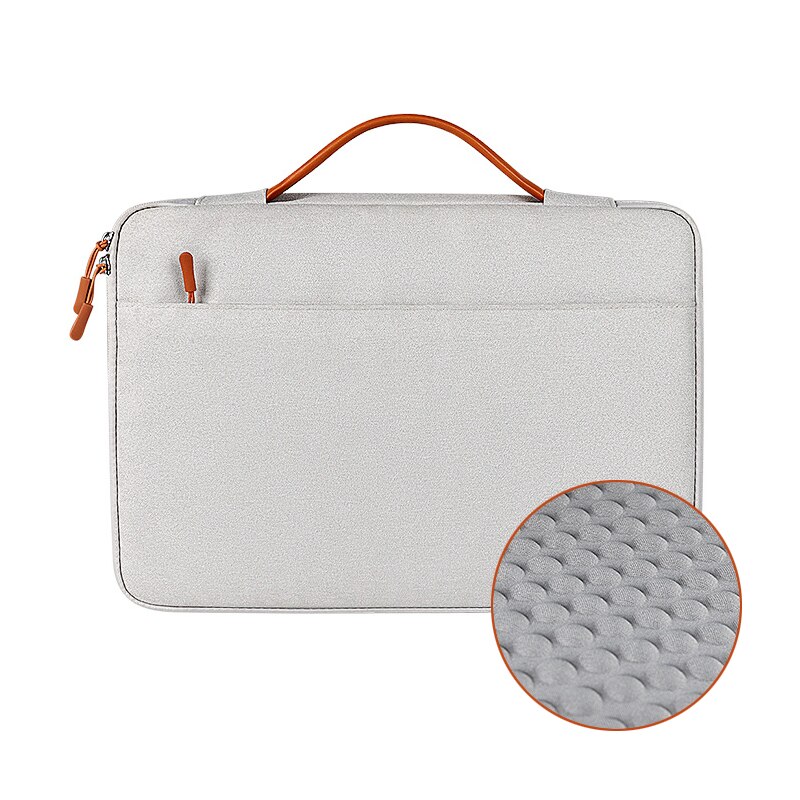Bärbart vattentätt laptopfodral notebookfodral 13.3 14 15 15.6 tum för macbook pro dator pc-väska hp acer xiaomi asus lenovo: Grå / 14-15 tum