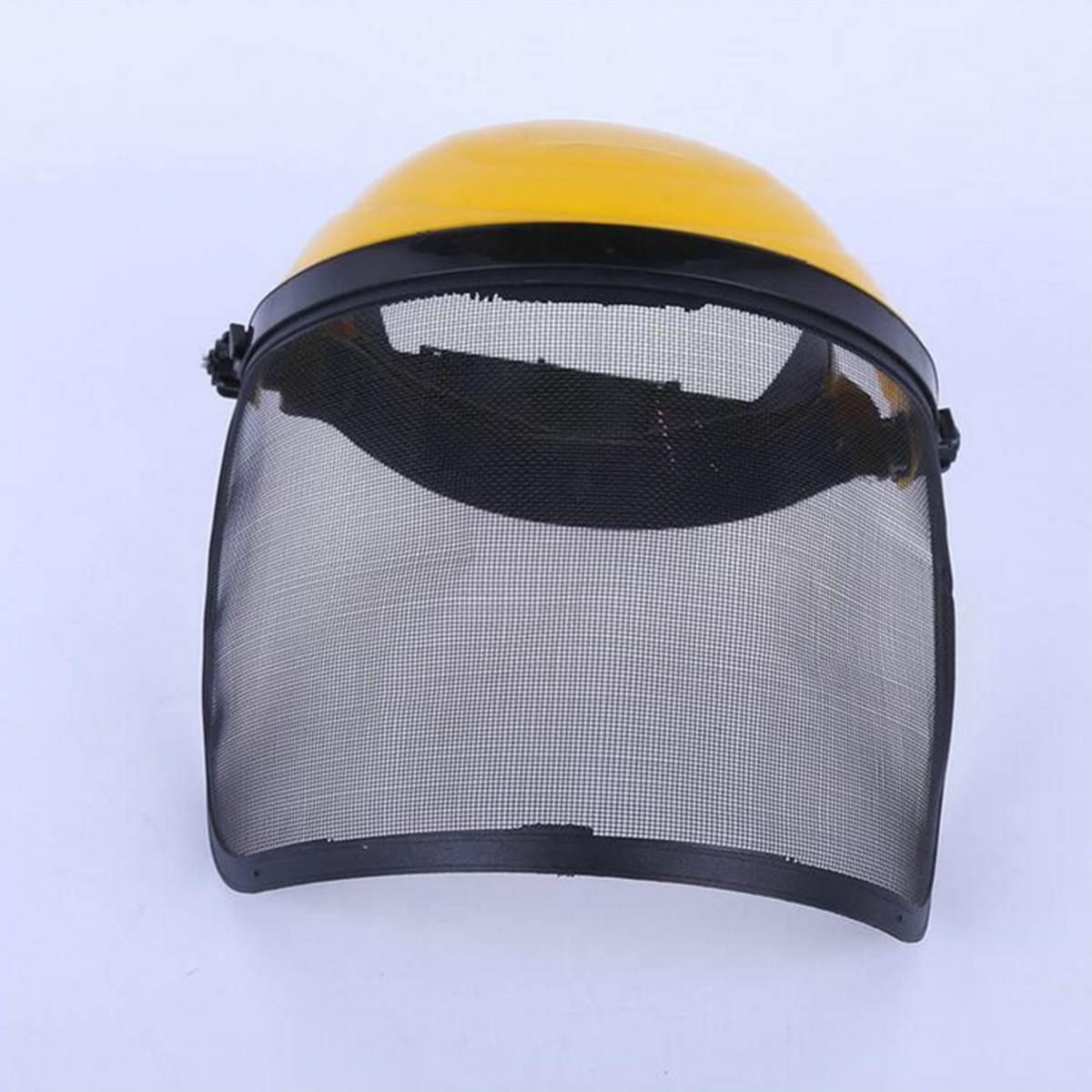 Casco de seguridad con visera de malla para desbrozadora de registro, máscara de protección forestal para cortacésped, tapa protectora forestal