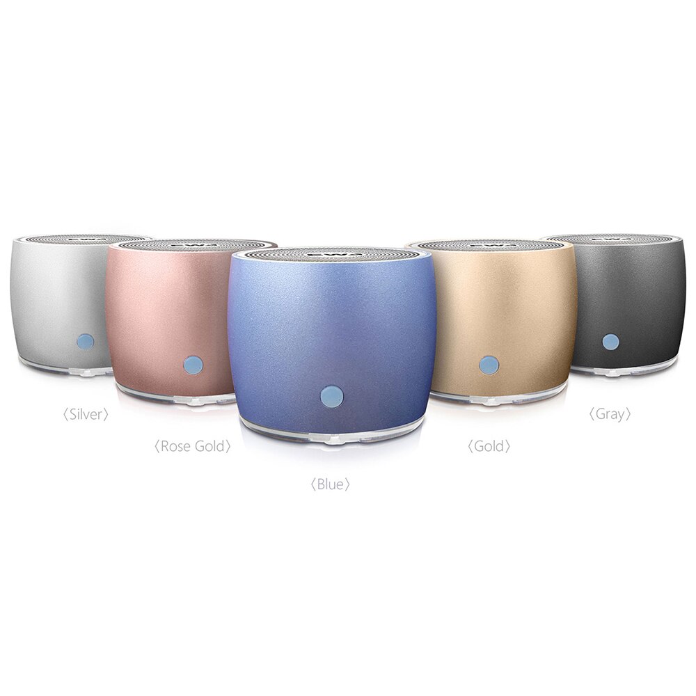 Ewa A103 Portable Bluetooth Speaker Hoge Elasticiteit Dubbele Trillingen Membraan Audiofiele-Grade Subwoofer Mini Metalen Body
