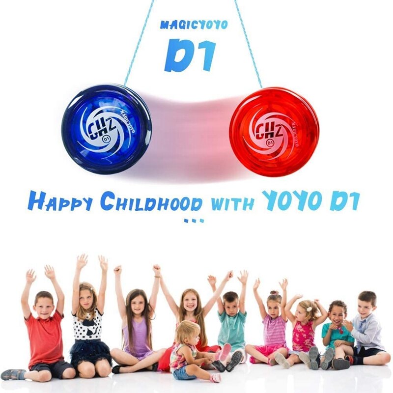 MAGICYOYO Responsive Yoyo D1 GHZ Looping Yoyos For Kids Beginner With Yoyo Strings+Finger Cot+Yoyo Ba