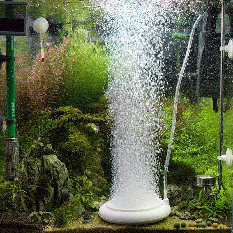 Aquarium Lucht Steen Kit, Vis Tank Waskolf, Nano Oven Rookkanaal Ronde Lucht Steen Disk Set Voor Hydrocultuur, kleine Belletjes, Ultra-Hoge