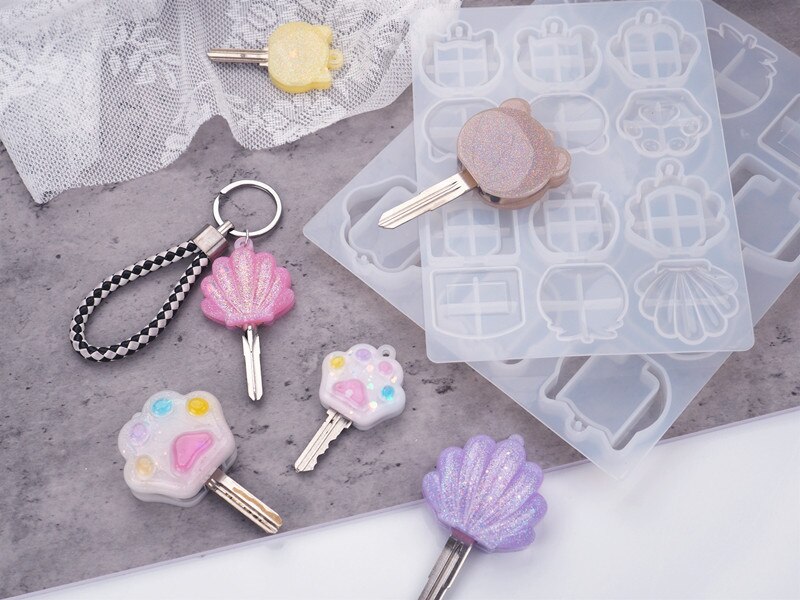 Diy uv-harsmal sleutelhanger sieradenmal sleutelkop sleutelhoes sieradenmal sieradenaccessoires