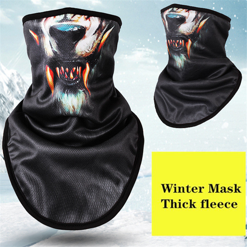 Winter Fleece Ski Scarf . Cycling Snowboard Bandana Headwear Mask Neck Triangle Thicken Warm Windproof Women Men Funny Bibs: NO.5