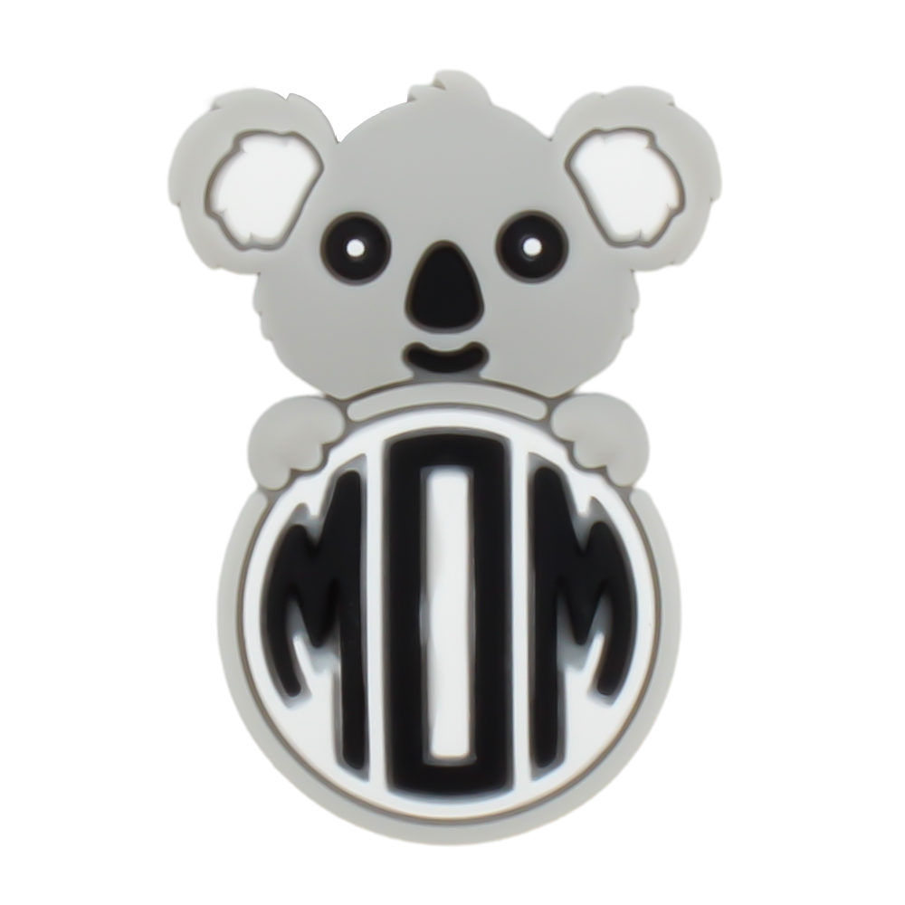 5 pièces perles en Silicone girafe singe écureuil bébé perles de dentition animaux perles focales bricolage porte-clés stylo hochet accessoires: Marron