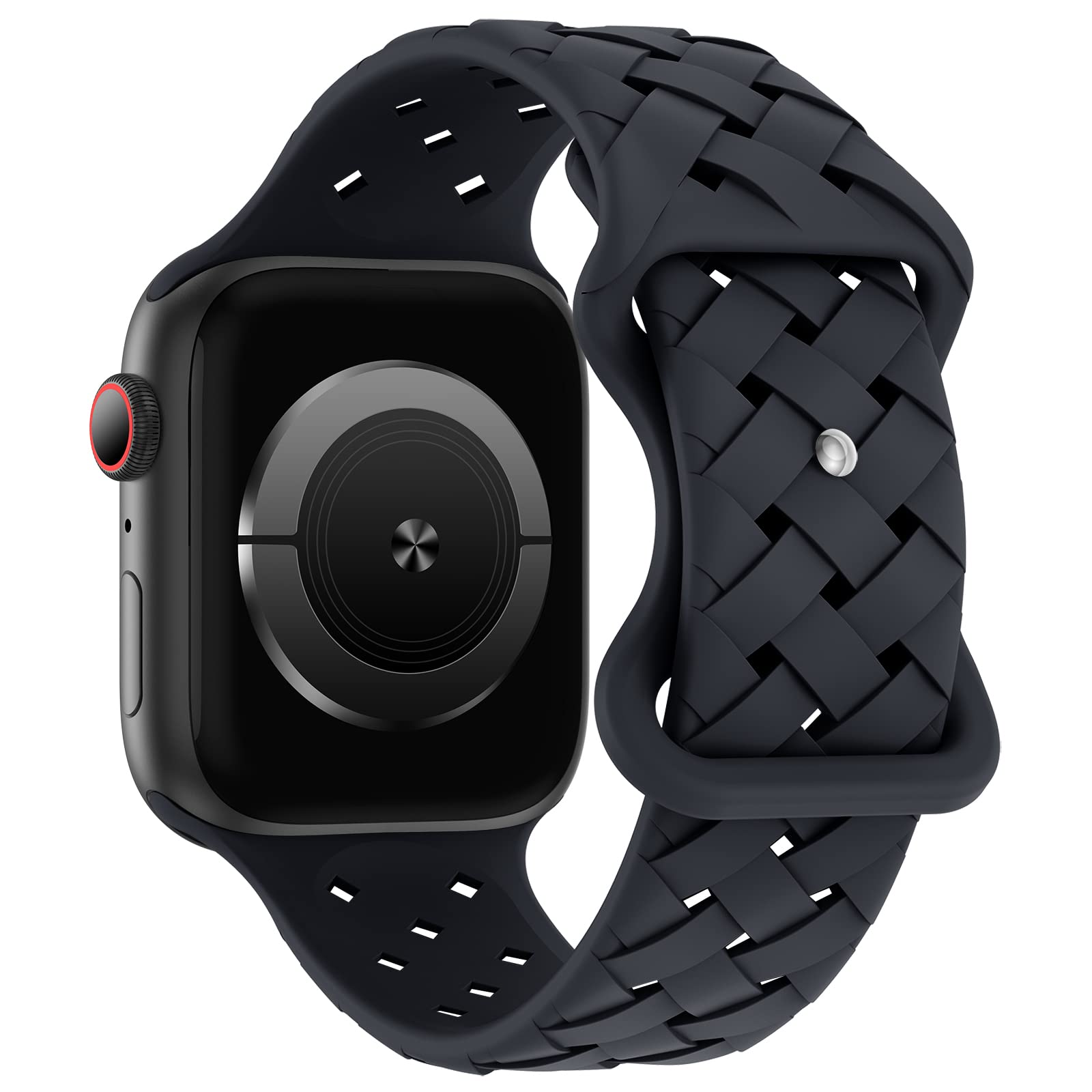 Strap For Apple Watch Band 44mm 40mm 45mm Braided 49mm 41mm 42mm Breathable correa bracelet iwatch series 9 8 7 se 3 5 6 ultra 2: White Light Pur / 20mm