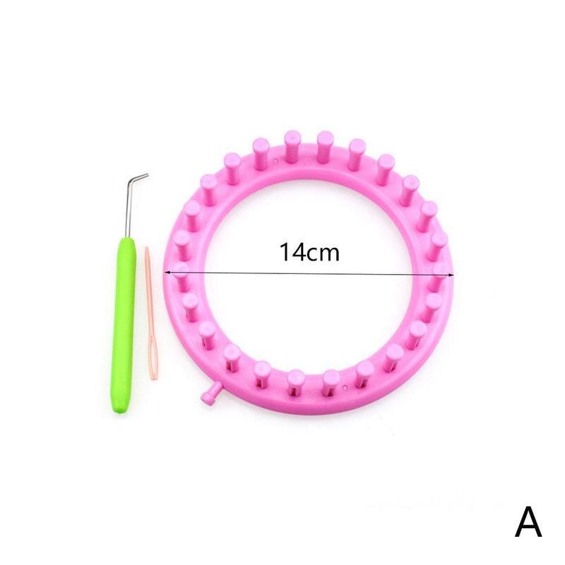 Weaving Loom Knitting Loom Flower Daisy Knit Pattern Maker Wool Yarn Needle Loom Knitting Tools: 1-14