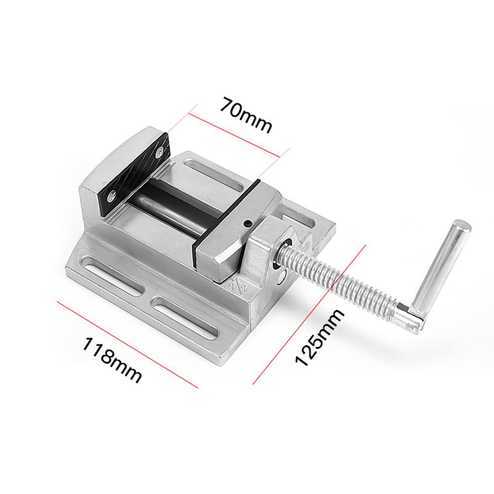 2.5inch Aluminium Alloy Precision Vise Flat Pliers Drill Clamp Machine Vise Tool