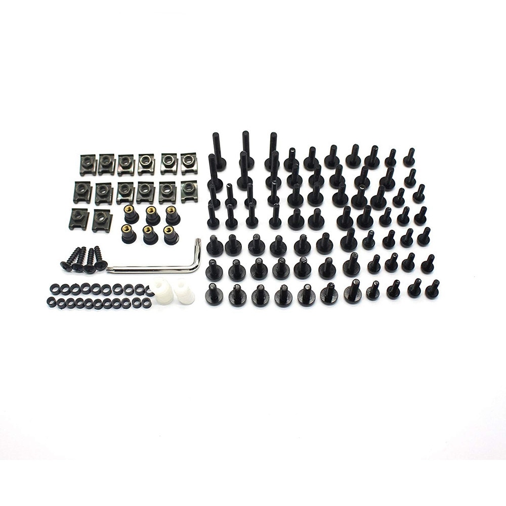 Motorcycle Full Fairing Bolts Fasteners Kit Aluminum M5 M6 Bodywork Screws Nut Set