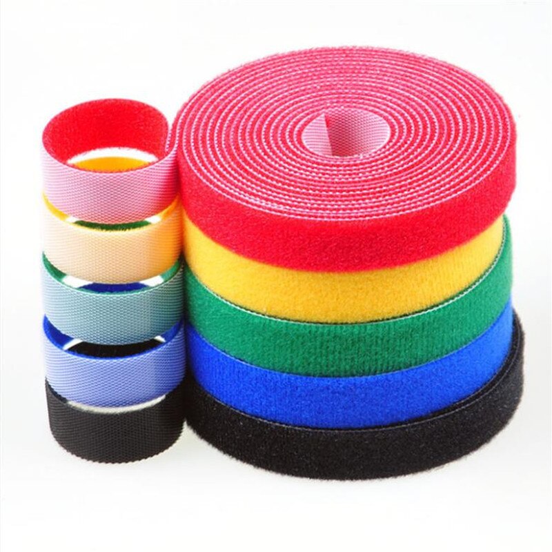 7Pcs Magic Tape De Haken Zelfklevende Nylon Sticker Klittenband Klittenband Fastener Zonder Lijm Voor Naaien Ties Gordijn fastener