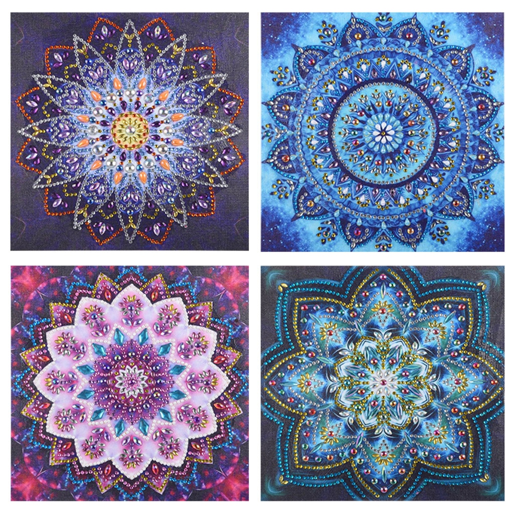 Geometric patterns Special Shaped Diamond Painting DIY 5D Partial Drill Cross Stitch Kits Crystal Rhinestone broderie diamant