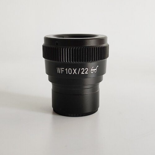 1PCS 10x Stereo Microscope High point Eyepiece Wide Fidle Eyepiece with Adjustable 18mm 20mm 22mm Field of View with retilce: WF10X-22-30mm