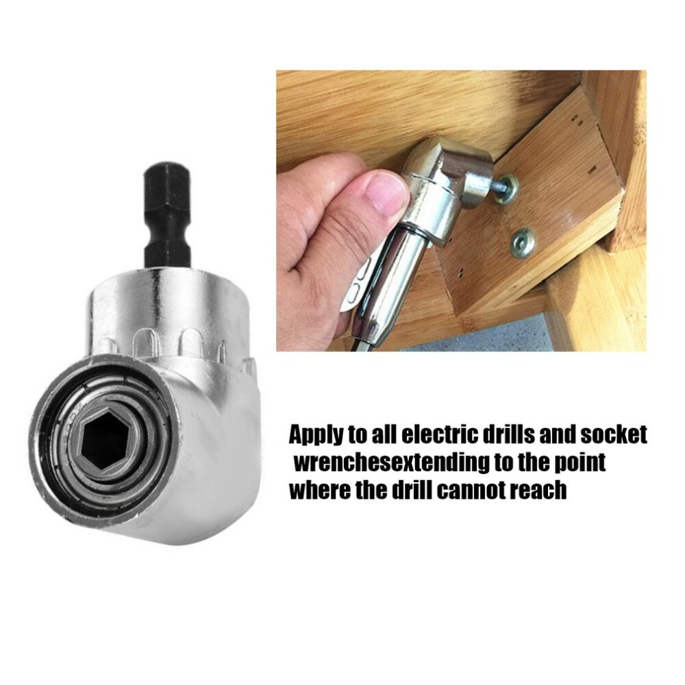 105 Graden Haakse Boor Schacht Quick Change Driver Boren Schroevendraaier Magnetische 1/4 Hex Socket Close Hoek Tool