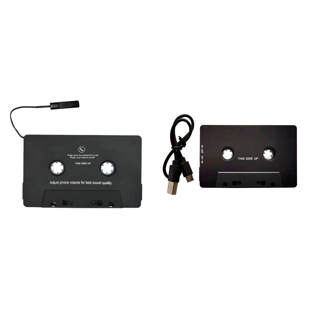 Bluetooth-kompatibel Konverter Auto Band AAC MP3 SBC Stereo Audio- Kassette Spieler AUX Adapter kabellos BT 5,0 Universal- Spieler: Blau